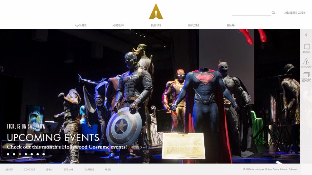 Brand new Oscars.org website unveiled by the Academy