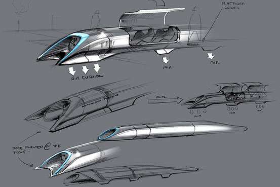 Travelling in the future at 1,287 km/hour made possible through Hyperloop