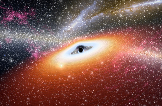 The astronomers have discovered a tiny supermassive black hole.