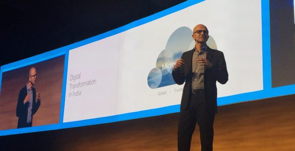 Satya Nadella, Microsoft CEO, flew down to deliver speech at the company’s digital tech event. He announced the launch of Skype Lite for mobile platforms