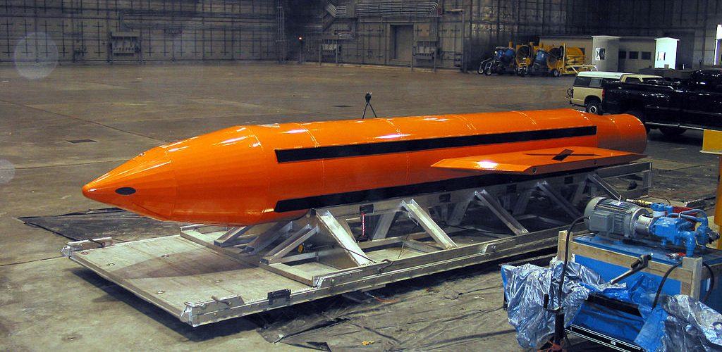 A Massive Ordnance Air Blast or more commonly known as the Mother of All Bombs (MOAB).