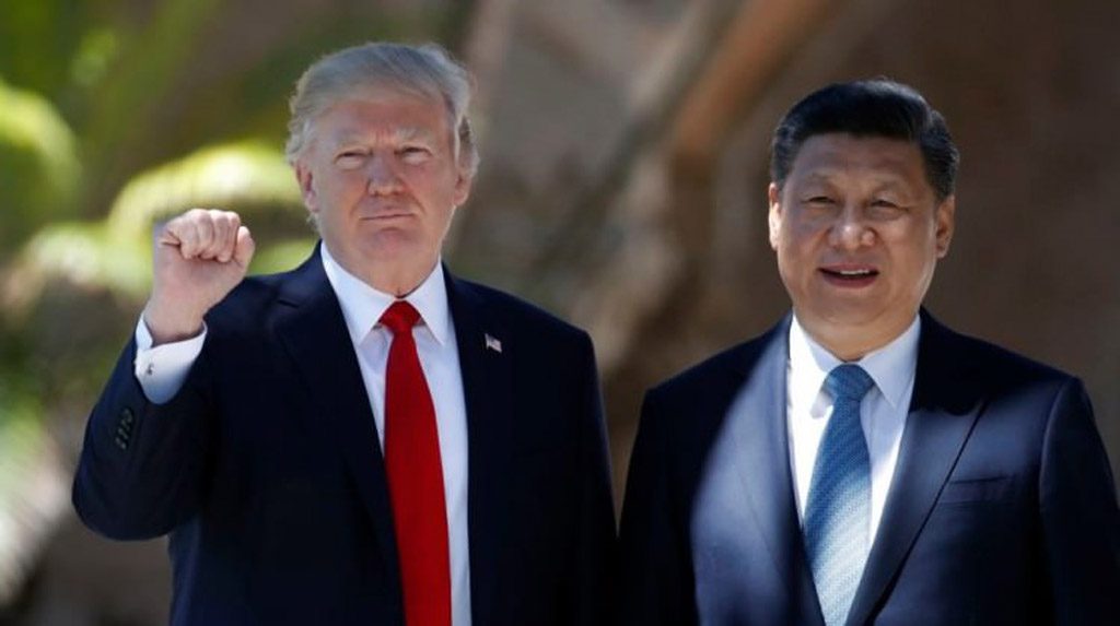 Xi Jinping and Donald Trump